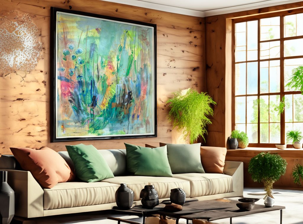 Painting in Living room